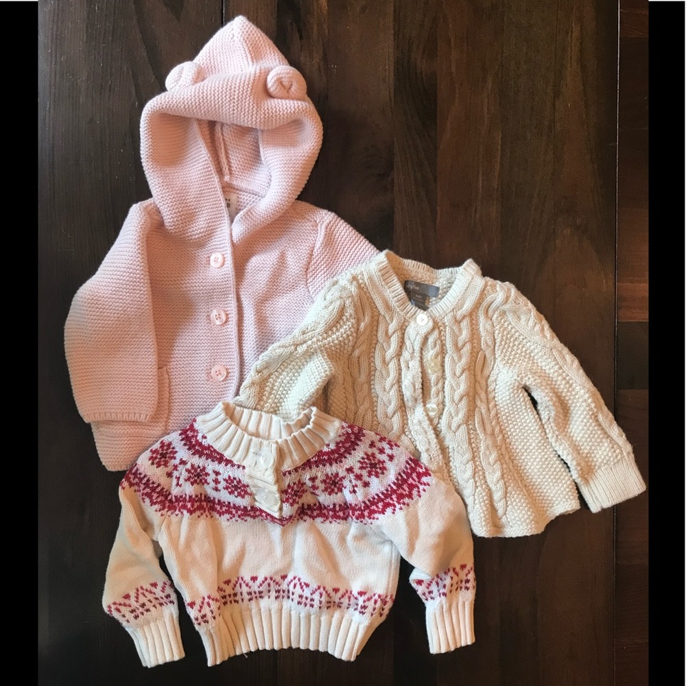 3-6 month sweater lot